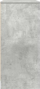 vidaXL Ντουλάπι Γκρι Σκυροδέματος 57x34x76 εκ. Επεξεργασμένο Ξύλο