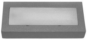 Απλίκα τοίχου LED 9736 0.6W αλουμινίου στεγανή Lumen-3-9736600-Γκρι 3-9736600