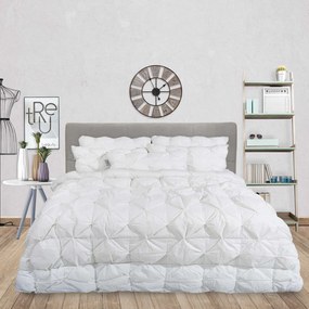 Πάπλωμα Trendy 3D 1035 White Das Home Υπέρδιπλo 220x240cm Microfiber