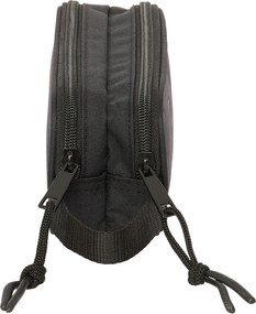 Διπλή Κασετίνα Wednesday Μαύρο 21 x 8 x 6 cm