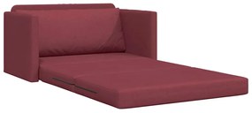 vidaXL Κρεβάτι καναπές Κόκκινο 124 x 71 x 78 εκ ύφασμα