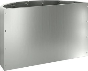 vidaXL Γλάστρα Ασημί 60 x 30 x 35 εκ Επικαλυμμένος Χάλυβας