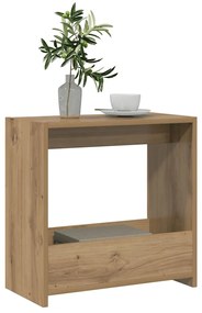 vidaXL Side Table Artisan Oak 50x26x50 cm Κατασκευασμένο ξύλο