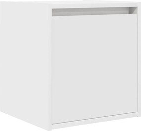 vidaXL Κομοδίνα Επιτοίχια 2 τεμ. Λευκά 38x34x40 εκ.