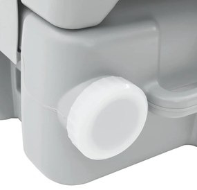 vidaXL Τουαλέτα Κάμπινγκ Γκρι 41.5 x 36.5 x 42 εκ.
