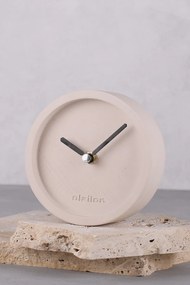 Διακοσμητικό Ρολόι Μπεζ SAAT 4x12x12