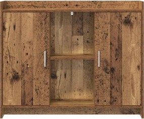 vidaXL Πλαϊνό γραφείο Old Wood 98,5 x 33 x 80 εκ Επεξεργασμένο Ξύλο