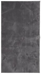 Χαλί HUARTE με Κοντό Πέλος Μαλακό/ Πλενόμενο Ανθρακί 80x150 εκ. - Ανθρακί