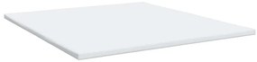 vidaXL Κρεβάτι Boxspring με Στρώμα Ανοιχτό Γκρι 200x200 εκ. Βελούδινο