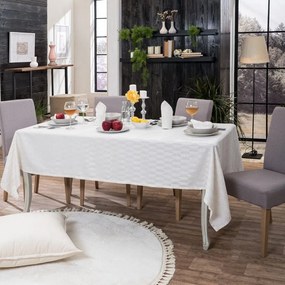 Τραπεζομάντηλο Abelie Ecru Teoran 160X250 Cotton-Polyester