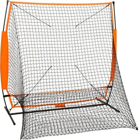 vidaXL Δίχτυ Εξάσκησης Μπέιζμπολ Μαύρο 174 x 76 x 158,5 εκ.