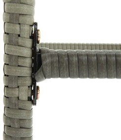 vidaXL Σκαμπό Μπαρ 6 τεμ. Γκρι από Συνθετικό Ρατάν με Μαξιλάρια