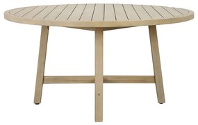 Τραπέζι Spice pakoworld φυσικό ξύλο ακακία Φ150x75εκ - 228-000001