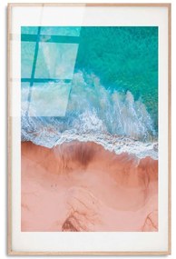 Κάδρο 123BZM2564 30x45cm Multi Wallity Κάθετοι Glass