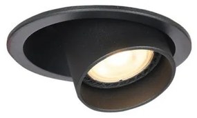 Χωνευτό Φωτιστικό Σποτ Οροφής Toni IP20 GU10 50W Viokef-4298901-Μαύρο 4298901