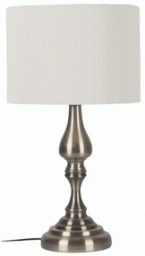 Φωτιστικό Επιτραπέζιο LK20632000 46cm 1xE27 60W Silver-White Oriana Ferelli®