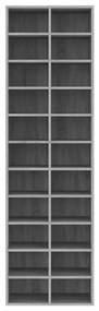Παπουτσοθήκη Γκρι Sonoma 54 x 34 x 183 εκ. Επεξεργασμένο Ξύλο - Γκρι