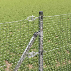 vidaXL Συρματόπλεγμα Σταθερού Εδάφους 100 x 0,5 μ Ασημί Δίχτυ