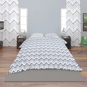 DIMcol ΣΕΝΤΟΝΙΑ ΕΜΠΡΙΜΕ ΣΕΤ 4 τεμ ΕΝΗΛ Cotton 100% 220Χ240 Zic Zac 140 1935315510114000