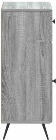 vidaXL Ντουλάπι Αποθήκευσης Μπάνιου BREDA Γκρι Sonoma 30 x 31 x 80 εκ.