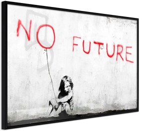 Αφίσα - Banksy: No Future - 45x30 - Μαύρο - Χωρίς πασπαρτού