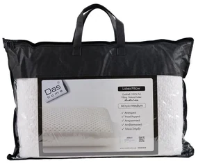 Μαξιλάρι Ύπνου 1038 Latex Anatomic White Das Home 60X40 100% Latex