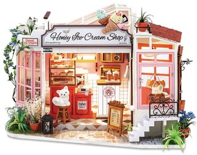 3D Puzzle Rolife Honey Ice-cream Shop DG148