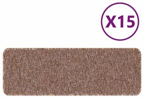vidaXL Σκαλοπάτια 15 pcs Καφέ 60 x 25 cm Πολυπροπυλένιο
