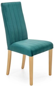 60-22528 DIEGO 3 chair, color: quilted velvet Stripes - MONOLITH 37 DIOMMI V-PL-N-DIEGO_3-D.MIODOWY-MONOLITH37, 1 Τεμάχιο