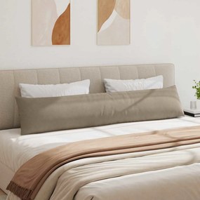 vidaXL Μαξιλάρι Καναπέ 2 pcs Taupe 200 x 40 εκ. ύφασμα
