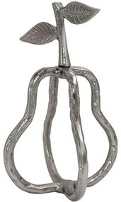 Διακοσμητικό Επιτραπέζιο Pear 948-124-004 15x24cm Silver Αλουμίνιο