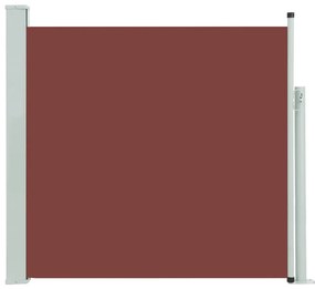 vidaXL Σκίαστρο Πλαϊνό Συρόμενο Βεράντας Καφέ 170 x 300 εκ.