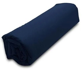 Κατωσέντονο Menta με λάστιχο 26 Navy Διπλό (160x200+20)