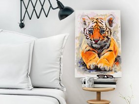 Ζωγραφική με αριθμούς Baby Tiger - 40x60