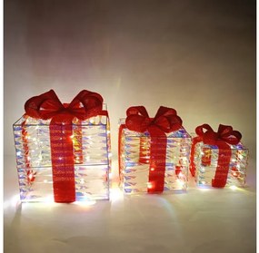 Επιδαπέδιο Χριστουγεννιάτικο Φωτιστικό LED IP44 RGB Κόκκινο 27-23062191 Panagoulas 27-23062191 Ασημί