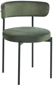 Καρέκλα Cloud-Prasino (4) τεμάχια