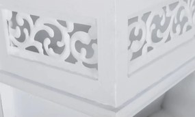 vidaXL Ράφι τοίχου/Κρεμάστρα με 3 Συρτάρια + 2 Κρεμαστάρια