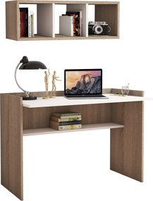 ΣΕΤ ΓΡΑΦΕΙΟΥ 2ΤΜΧ HM11775.12 SONOMA-ΛΕΥΚH ΜΕΛΑΜΙΝΗ