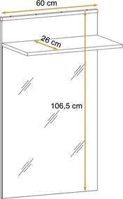 Καθρέπτης Armar - 60.00Χ32.00Χ104.00cm