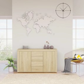 vidaXL Μπουφές Sonoma Δρυς 120 x 36 x 69 εκ. από Μοριοσανίδα