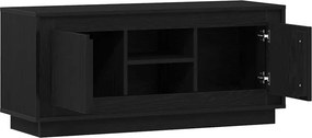 vidaXL Ντουλάπι TV 102 x 35 x 45 εκ. Μαύρη Οξυά Επεξεργασμένο Ξύλο