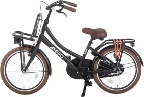 Sturdy 20 Inch 32 cm Girls Coaster Brake Matte black