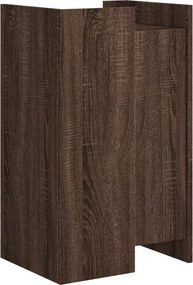 vidaXL Μπουφές Καφέ Δρυς 45x35x75 εκ. από Επεξεργασμένο Ξύλο