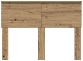 vidaXL Κεφαλάρι με κεφαλάρι Artisan Oak 120 cm Επεξεργασμένο ξύλο