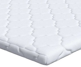 vidaXL Στρώματα Λευκό 140 x 190 cm PU Αφρός