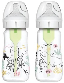 DR. BROWN'S Μπιμπερό πλαστικό Options (Φ.Λ.) 270 ml ωκεανός (2 τεμ.) WB 92028