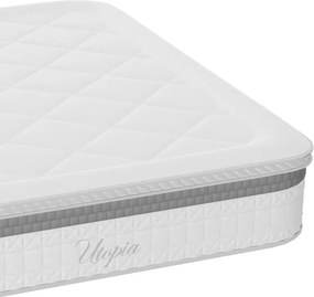 Στρώμα Utopia pakoworld pocket spring με ανώστρωμα 30-32cm 150x200εκ