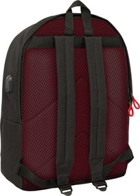 Σχολική Τσάντα Munich +usb munich Μαύρο 31 x 44 x 18 cm