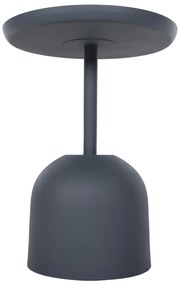 ΤΡΑΠΕΖΙ ΒΟΗΘΗΤΙΚΟ ΣΤΡΟΓΓΥΛΟ DELBEL HM4261.05 ΜΕΤΑΛΛΟ ΜΠΛΕ ΣΚΟΥΡΟ Φ39,5x53,5Υ εκ. - 0535386 - HM4261.05
