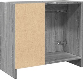 vidaXL Ντουλάπι Νιπτήρα Grey Sonoma 63x29x55 εκ. Επεξεργασμένο Ξύλο
